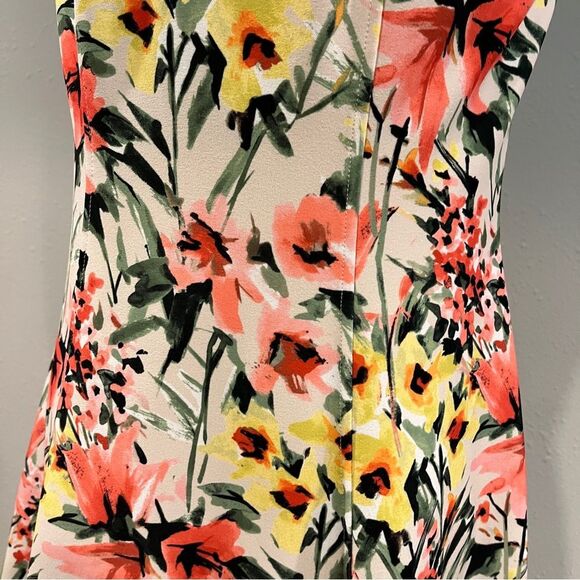 Tommy Hilfiger Floral Sleeveless knee length Dress size - Picture 3 of 12